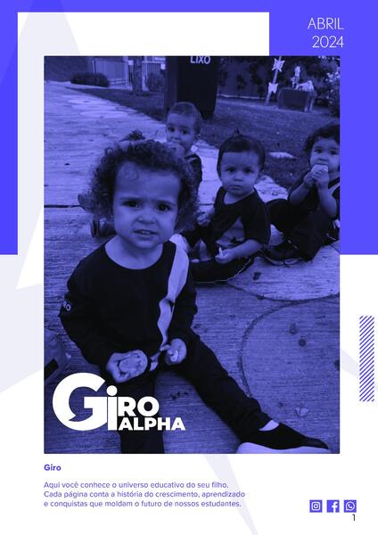 Capa da edição de Abril